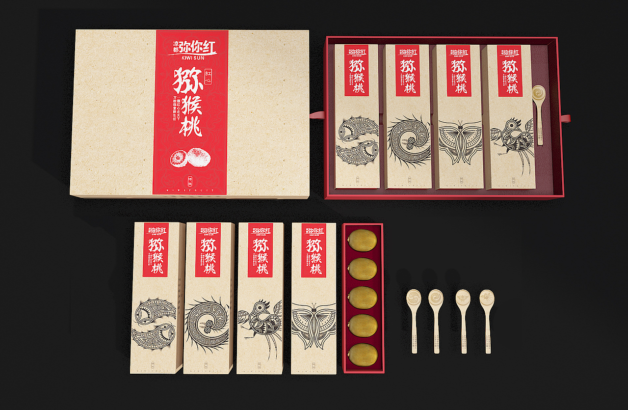 獼猴桃產(chǎn)品包裝設(shè)計（圖ZODAyODQyNjA=） - 包裝 - 站酷設(shè)計師Clown純情小丑原創(chuàng)素材 - 站酷ZCOOL