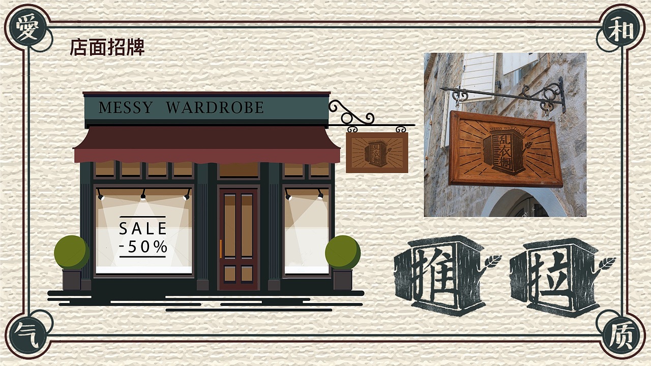 【毕业设计】复古服装品牌VI设计（图ZMTI0NTkzNDUy） - 品牌 - 站酷设计师媛大大头原创素材 - 站酷ZCOOL