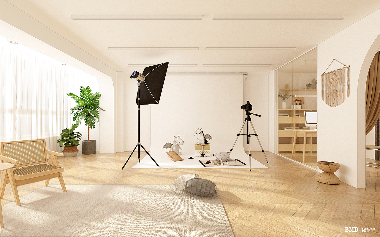 洁与节的艺术——小岛叔叔摄影工作室|空间|家装设计|bmd设计_原创