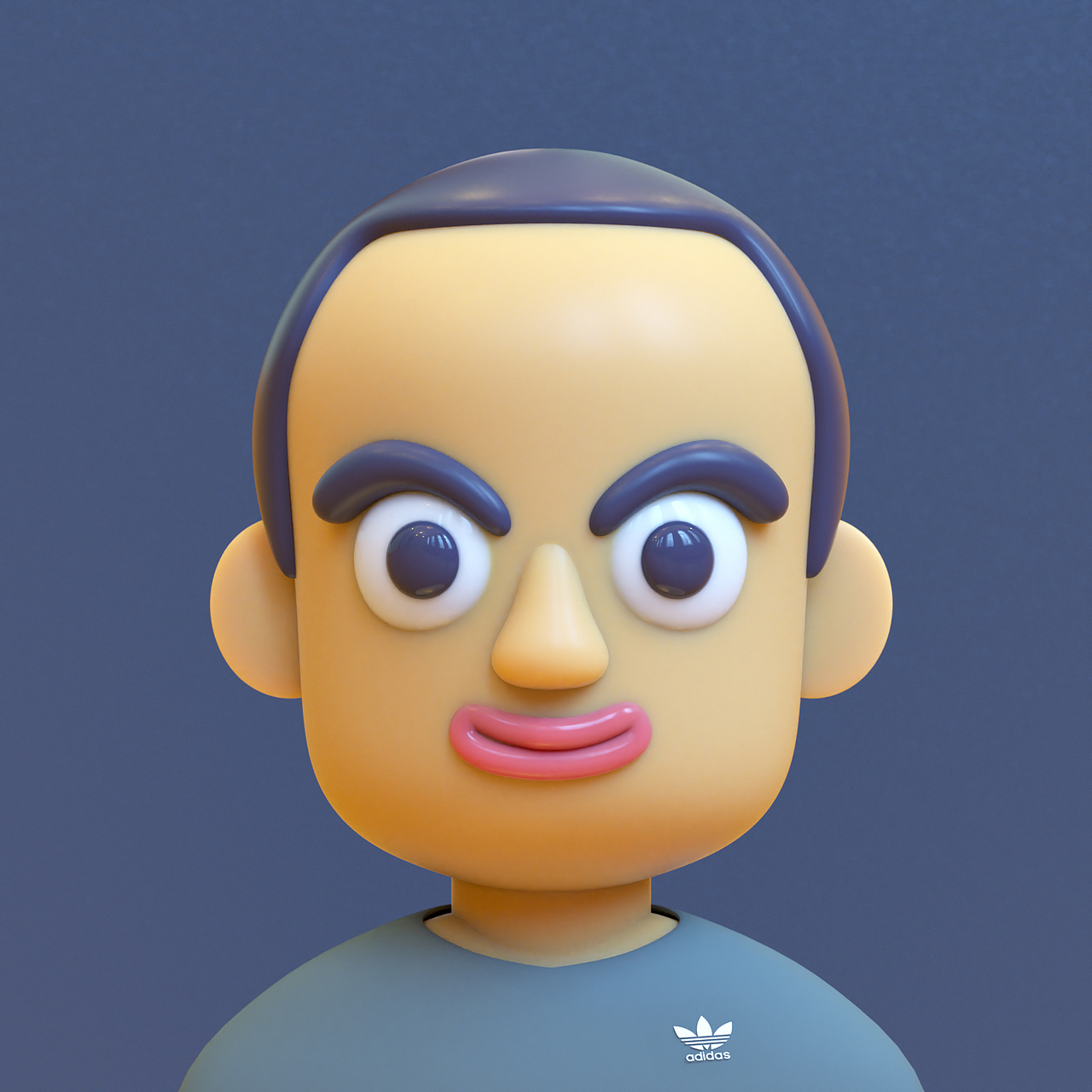 人物卡通头像(c4d)