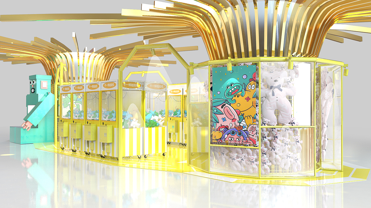 娃娃机娱乐站（图ZMTQzMDYyNDY0） - 场景 - 站酷设计师我的狗子原创素材 - 站酷ZCOOL