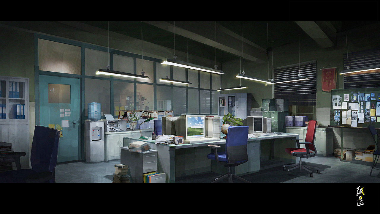 办公室（图ZMTk1MTYxNTk2） - 概念设定 - 站酷设计师纸遥原创素材 - 站酷ZCOOL