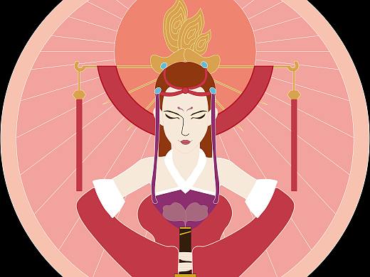 #國(guó)漫萬(wàn)創(chuàng)#不良人之《幻音坊女帝》（個(gè)人主頁(yè)-ZNTUxNjU2Mjg=） - IP形象 - 站酷設(shè)計(jì)師嗑瓜子de土撥鼠原創(chuàng)素材 - 站酷ZCOOL