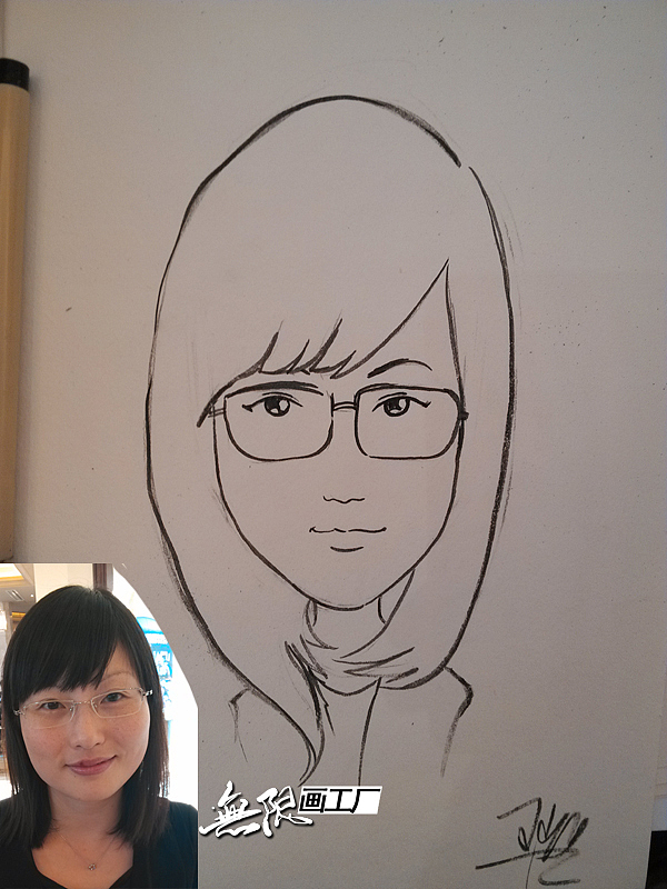 长沙现场手绘漫画 肖像漫画速绘卡通表演开业庆典房地产暖场活动