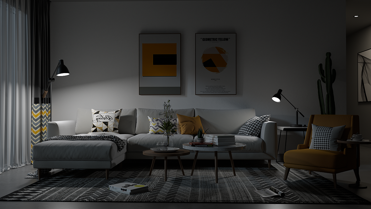 三维室内场景渲染