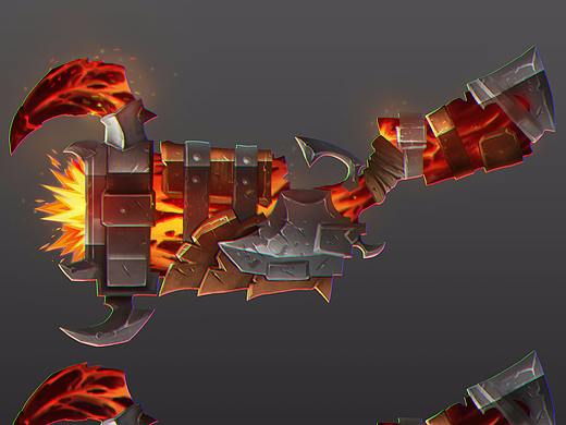 游戲原畫武器練習(xí)(有參考非臨摹)（個人主頁-ZMjU4NjE0NzY=） - 游戲原畫 - 站酷設(shè)計師ReiKun原創(chuàng)素材 - 站酷ZCOOL