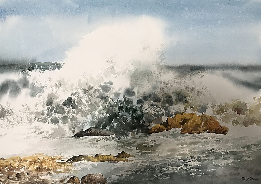 水彩（图ZMjQ3MTc2MjQ0） - 绘画 - 站酷设计师东洲天智原创素材 - 站酷ZCOOL