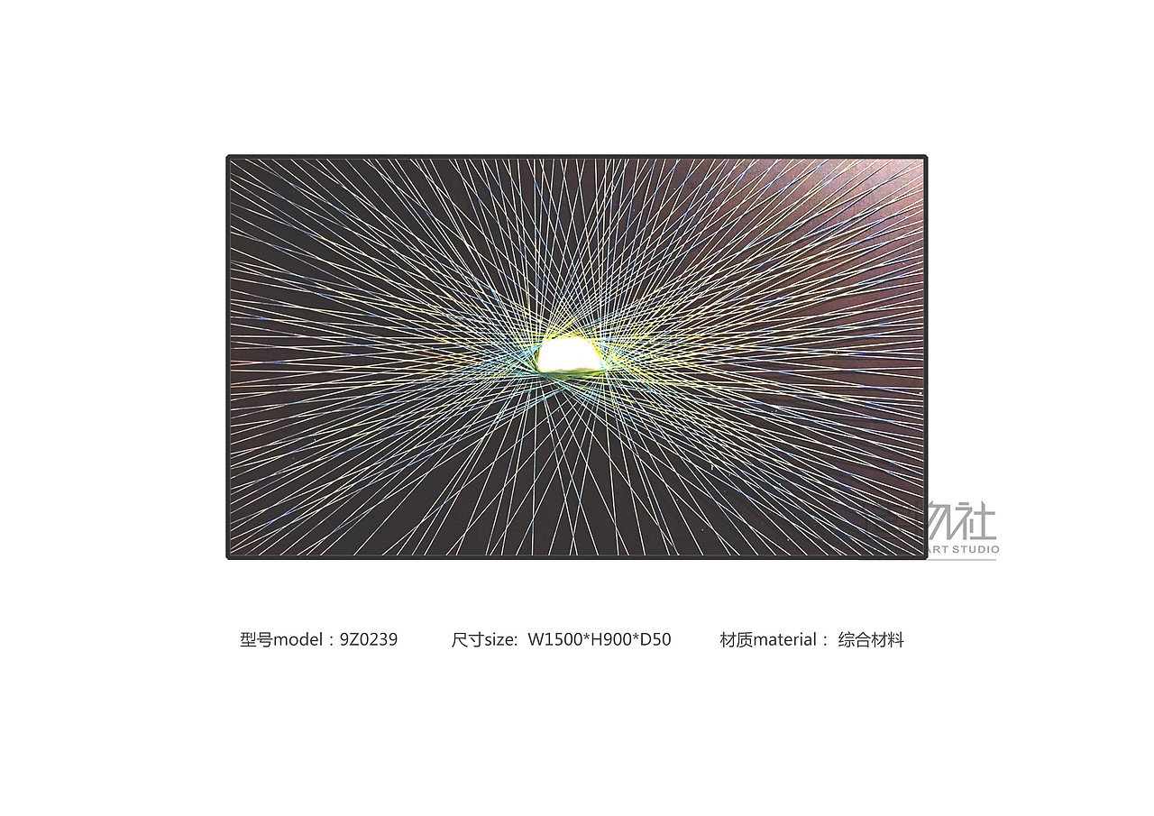 2019综合材料装饰画