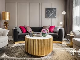 研舍设计｜东原旭辉·江山樾 450㎡混搭轻奢