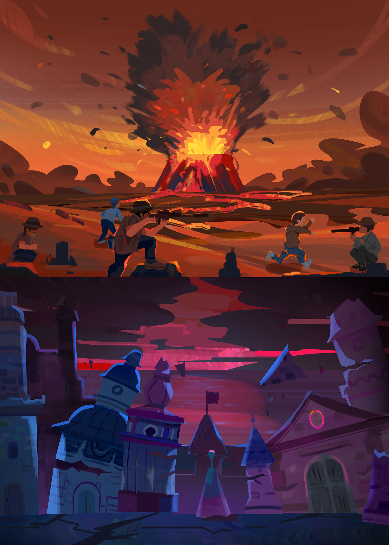 第一次合作绘本类插画