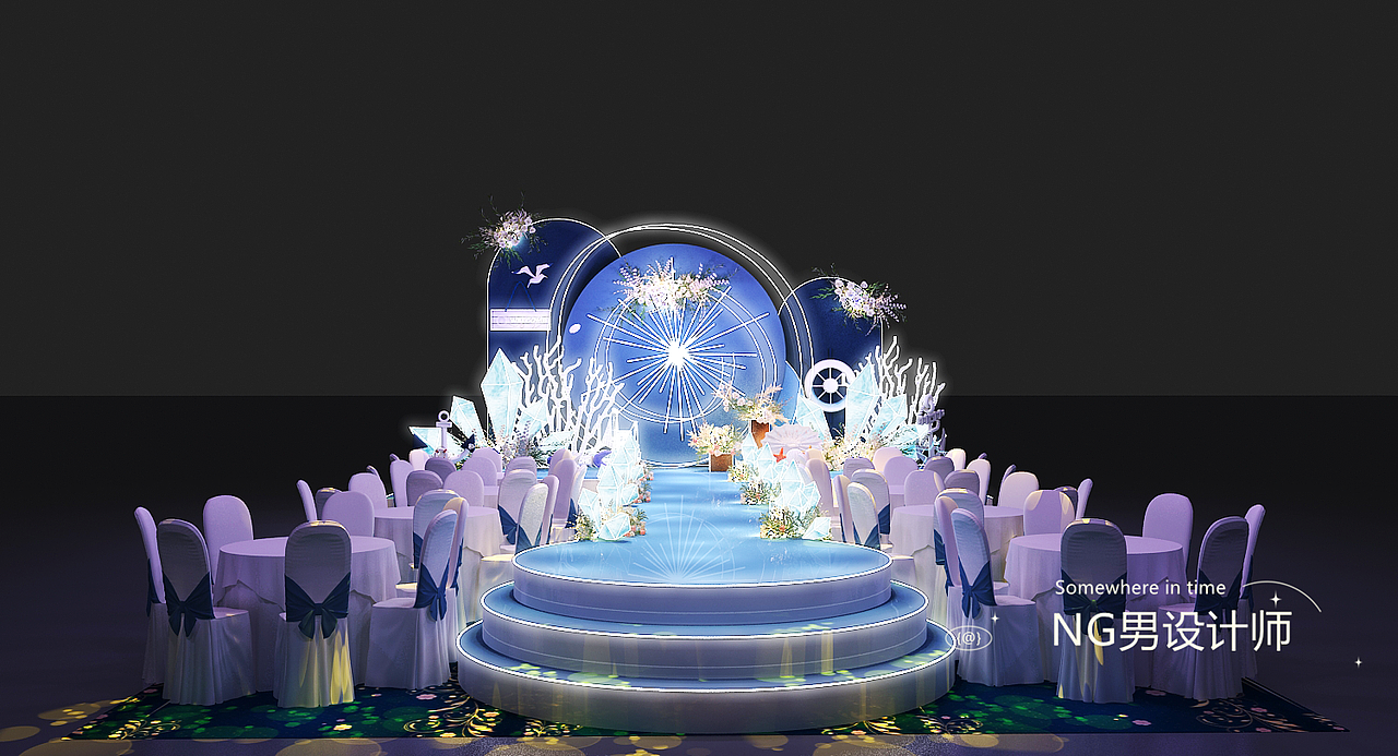 冰场主题活动设计3D效果图