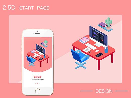 金融炒股APP 2.5D启动页（含AE及principle动效）