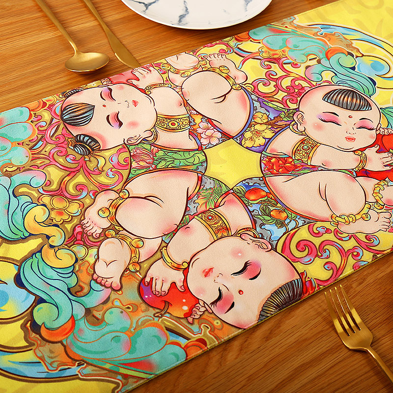 六子送福（图ZMTU1ODAyOTg0） - 绘本 - 站酷设计师豫游纪文创品牌原创素材 - 站酷ZCOOL