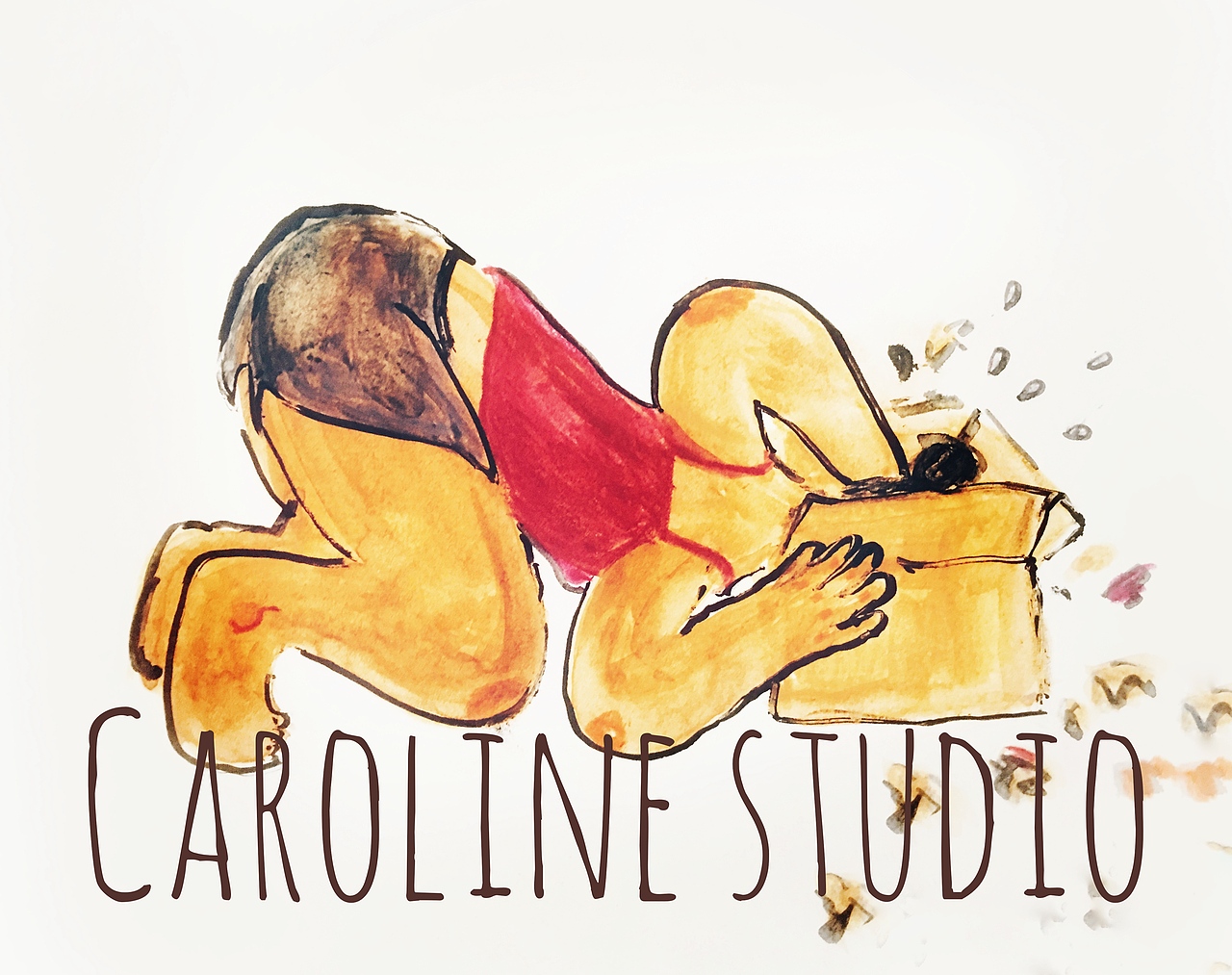 女汉子系列（图ZMTM1NzU1ODcy） - 艺术插画 - 站酷设计师CarolineStudio原创素材 - 站酷ZCOOL