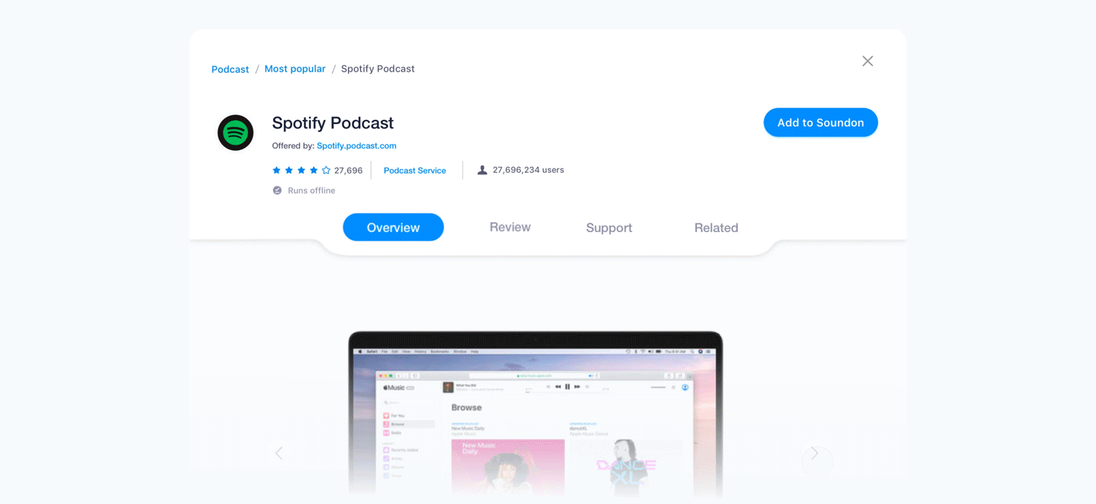 海外项目 Soundon Podcast Dashboard UI/UX Design