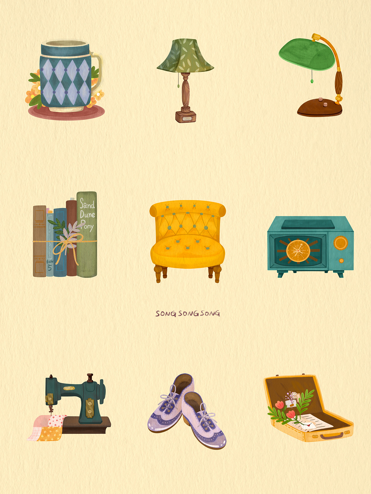 第二组复古小物件