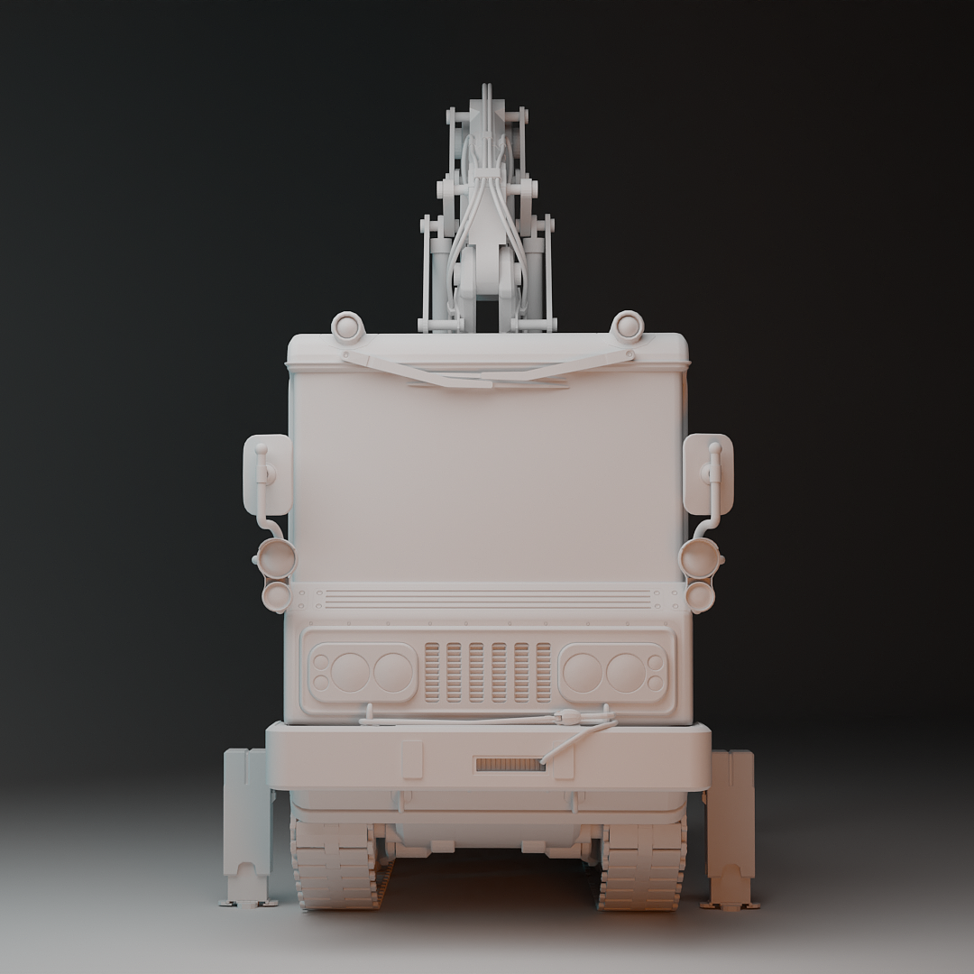 #WIP履带自装卸卡车（拖车）（图ZMzA4MzIwODg0） - 交通工具 - 站酷设计师RealqIAOxIN原创素材 - 站酷ZCOOL