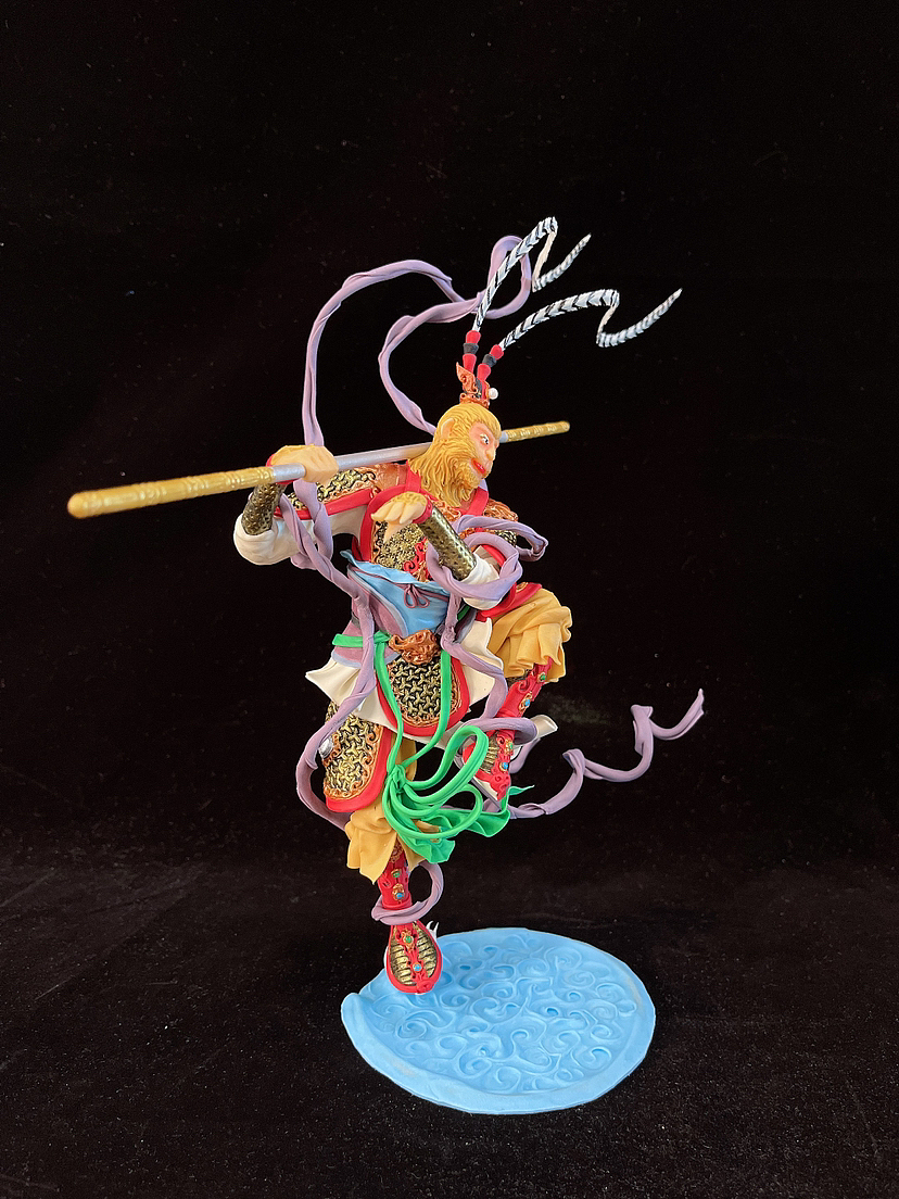 康健面塑作品《西游妖王》（图ZMzE2NTg5ODA4） - 雕塑 - 站酷设计师上京私物康健面塑原创素材 - 站酷ZCOOL