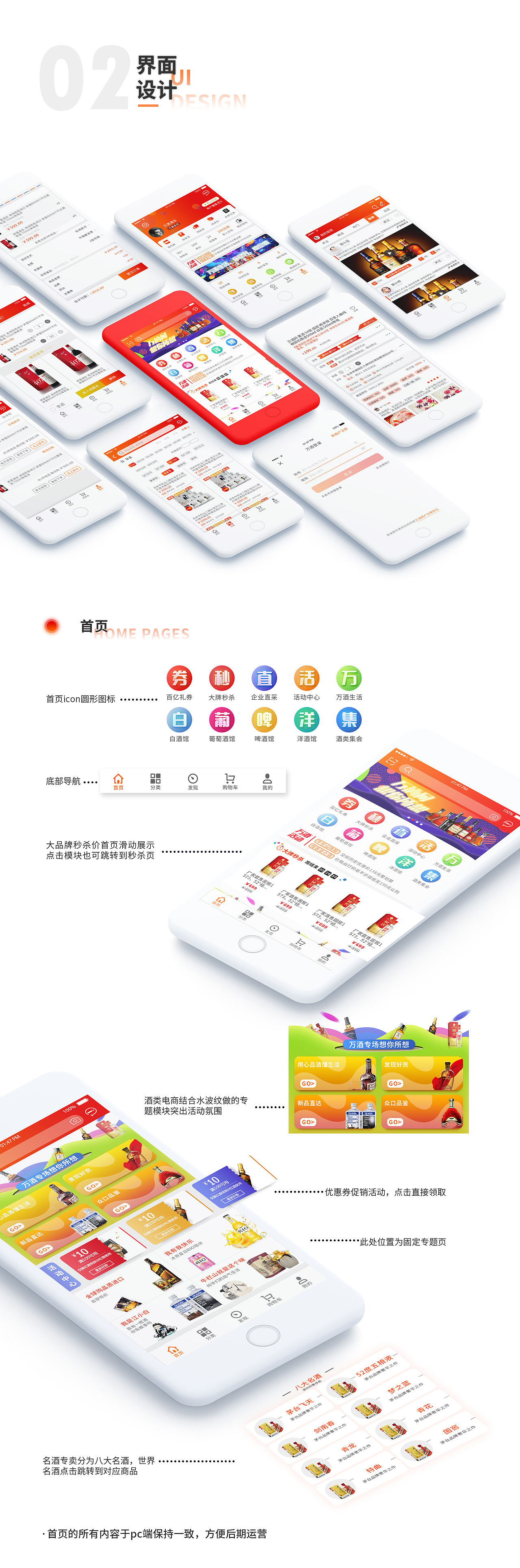 APP设计-万酒网1.0（图ZMTAwNTYwMDAw） - APP界面 - 站酷设计师先森住24F原创素材 - 站酷ZCOOL
