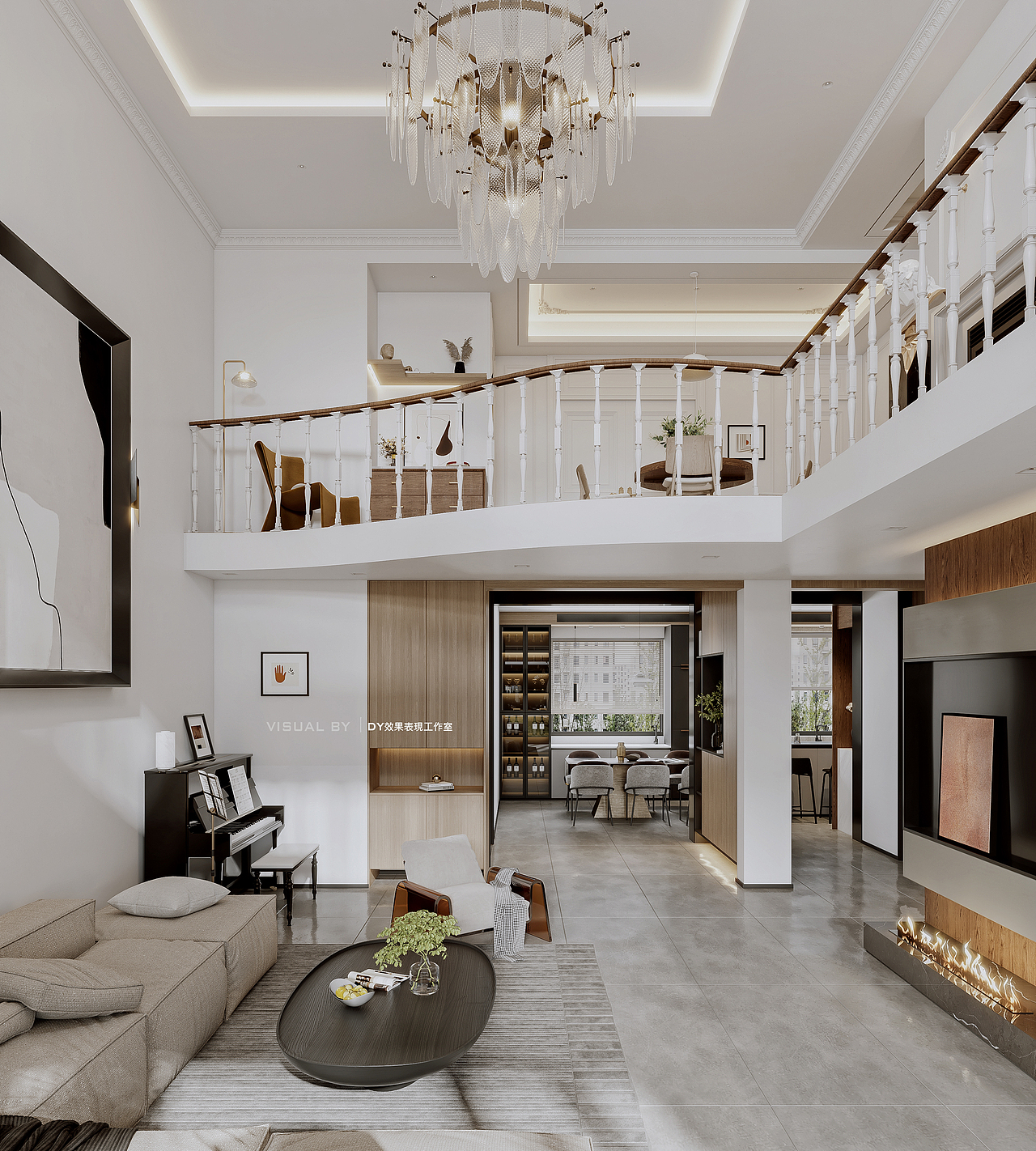 现代表现作品（图ZMjQ0OTk4ODYw） - 家装设计 - 站酷设计师DY效果表现工作室原创素材 - 站酷ZCOOL