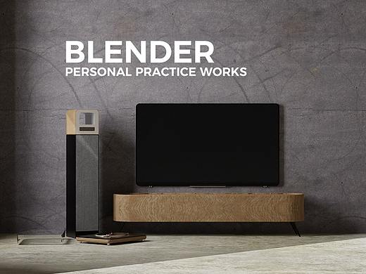 Blender影音产品建模渲染/10月建模渲染练习作品