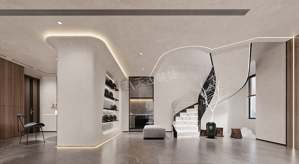 侘寂相比于极简,是有一种小众的设计风格,侘寂的特征包括不对称,粗糙或不规则,简单,经济,低调,亲密和展现自然的完整性。