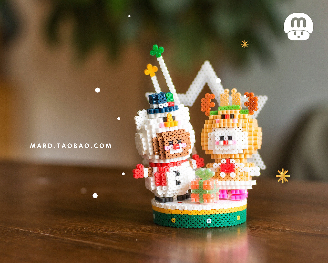 MARD拼豆原创-圣诞小镇