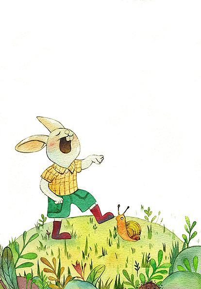 月亮河的漂流屋系列《沉默的土怪》插画