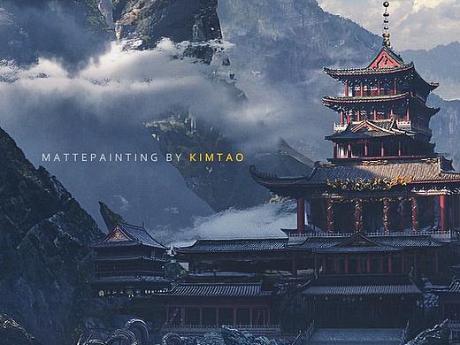 《龙塔》MattePainting作品