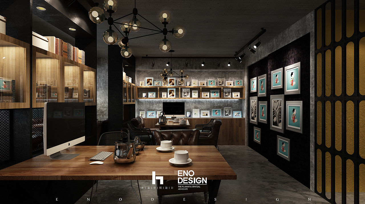 婚纱选片体验店空间设计（图ZNDAxODg5NzI=） - 家装设计 - 站酷设计师许铭轩Eddie原创素材 - 站酷ZCOOL