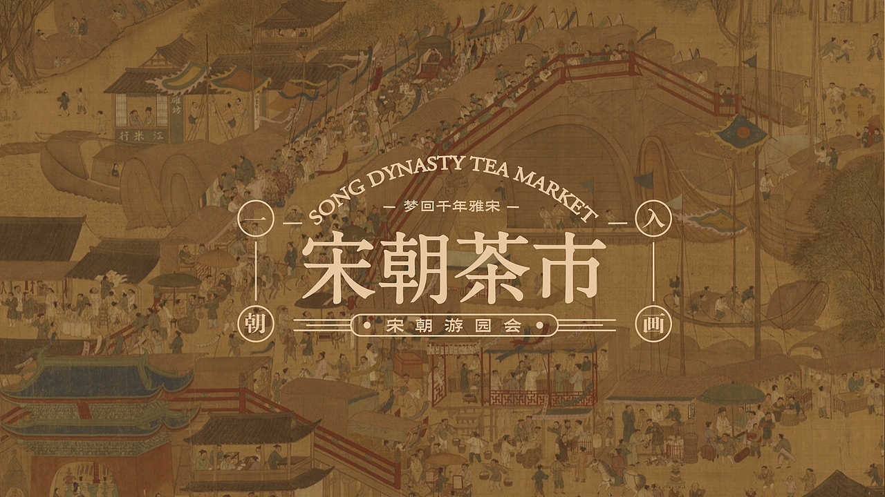 宋朝茶市-市集视觉设计