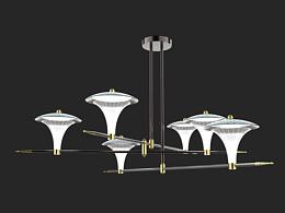 中式元素灯具设计-青花瓷