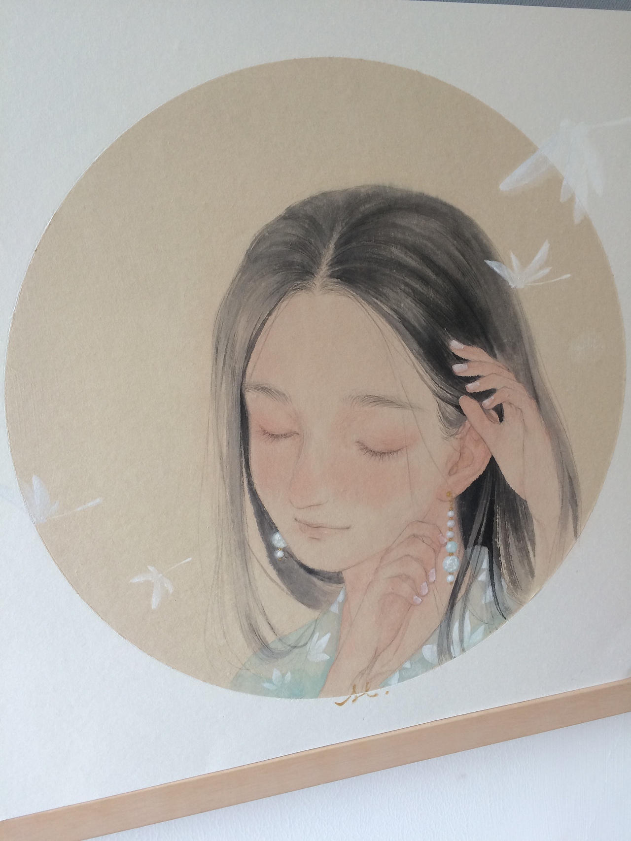 早期新国画随笔|送给画师好友的签绘