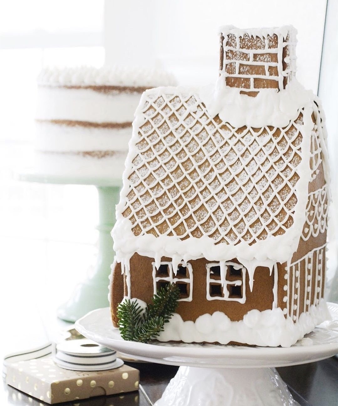 糖玩意儿 圣诞节手工制作的小房子饼干