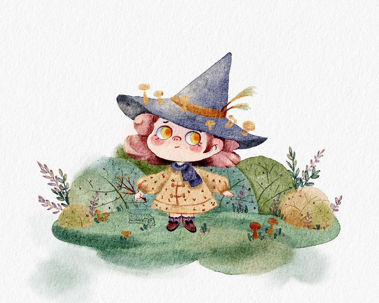 猪猪女孩（图ZMjc2ODUzMjc2） - 儿童插画 - 站酷设计师逃跑的耳朵原创素材 - 站酷ZCOOL