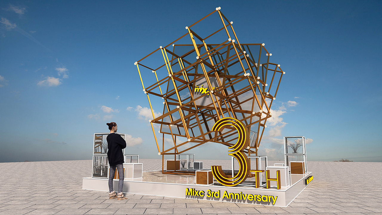 魔方主題戶外美陳（圖ZMTMwODI0MzYw） - 其他三維 - 站酷設(shè)計(jì)師sneakout原創(chuàng)素材 - 站酷ZCOOL