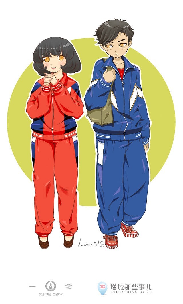 画几套校服校服~（图ZMTE3NDQzNTUy） - 商业插画 - 站酷设计师LotNG原创素材 - 站酷ZCOOL