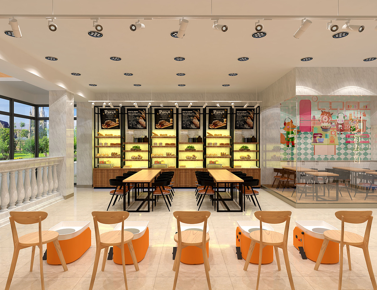 DIY陶艺店店面装修设计效果，陶艺店加盟（图ZMjA2MTU2Mjc2） - 其他 - 站酷设计师时指间原创素材 - 站酷ZCOOL