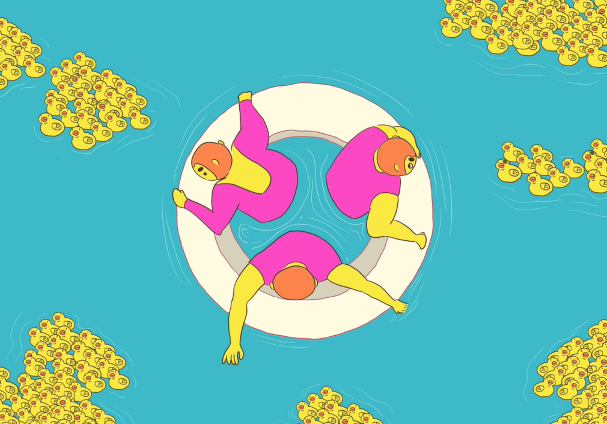 游泳圈小动画(2d)