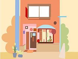 插画小建筑