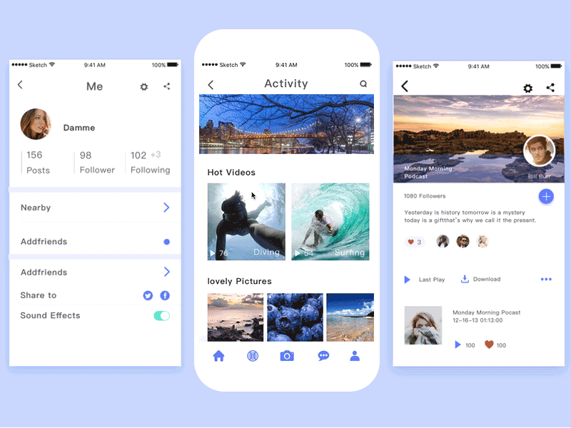 ＃Dribbble Style＃第二弹GIF（图ZOTUyMDg2NDg=） - APP界面 - 站酷设计师JOnes大伟原创素材 - 站酷ZCOOL