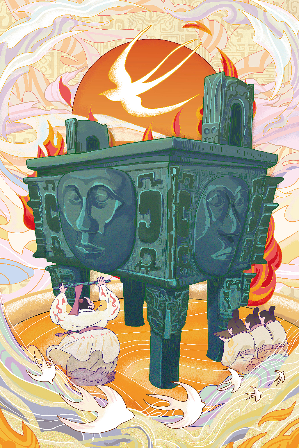 湖南省博物馆八珍品（图ZMTcwNDk0MjIw） - 宣传物料 - 站酷设计师三没仙人原创素材 - 站酷ZCOOL