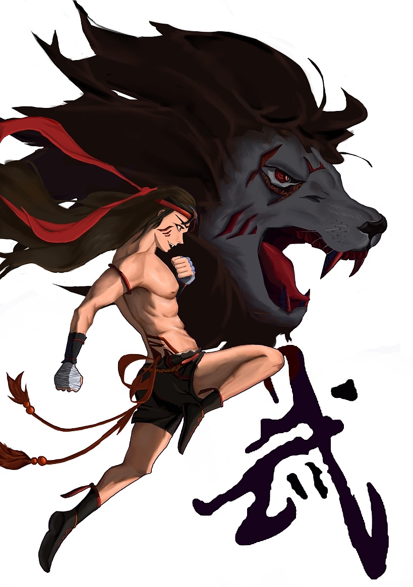 泰拳|插画|游戏原画|野阙 - 原创作品 - 站酷 (zcool)