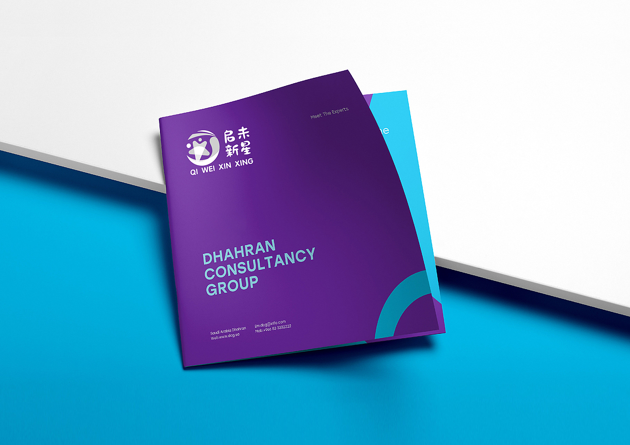 启未新星儿童品牌logo设计