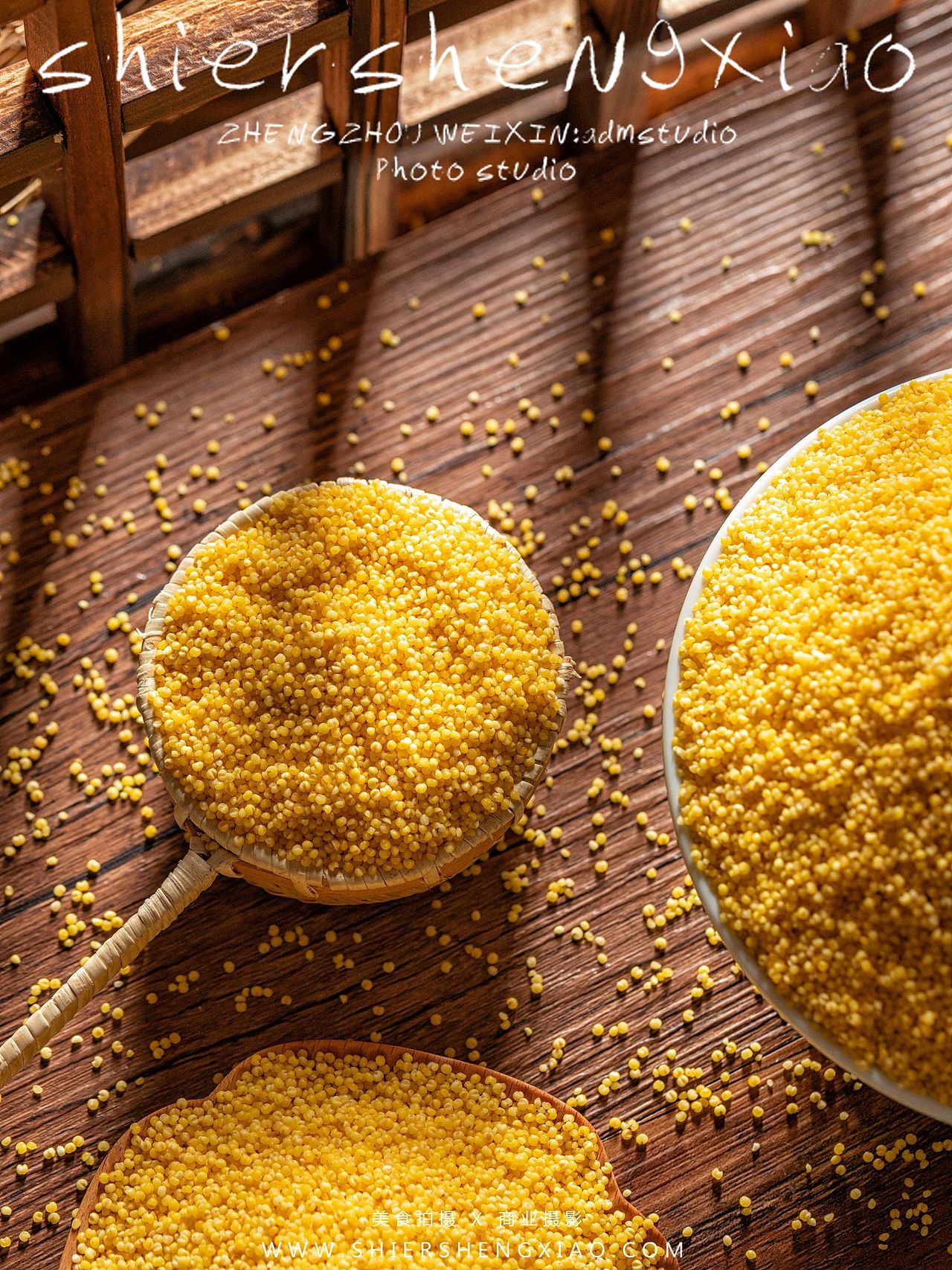 给谷子小米拍组金黄色复古微距写真（图ZMzY0NDM0NjU2） - 美食摄影 - 站酷设计师张廓原创素材 - 站酷ZCOOL