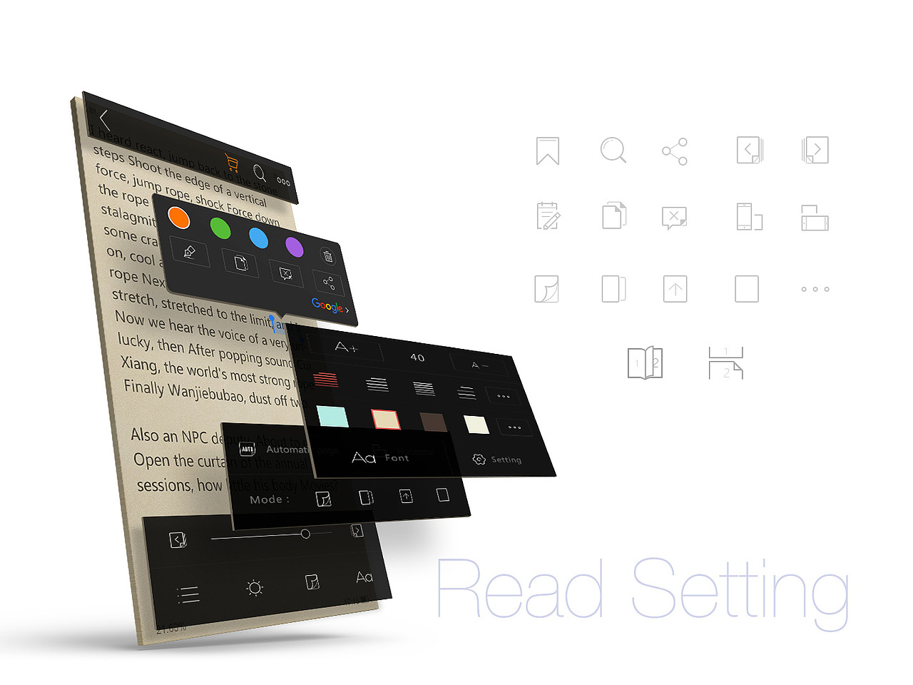 掌阅iReader 5.2.0海外版（图ZMzc2NTA2MDQ=） - 主题/皮肤 - 站酷设计师linzi912原创素材 - 站酷ZCOOL