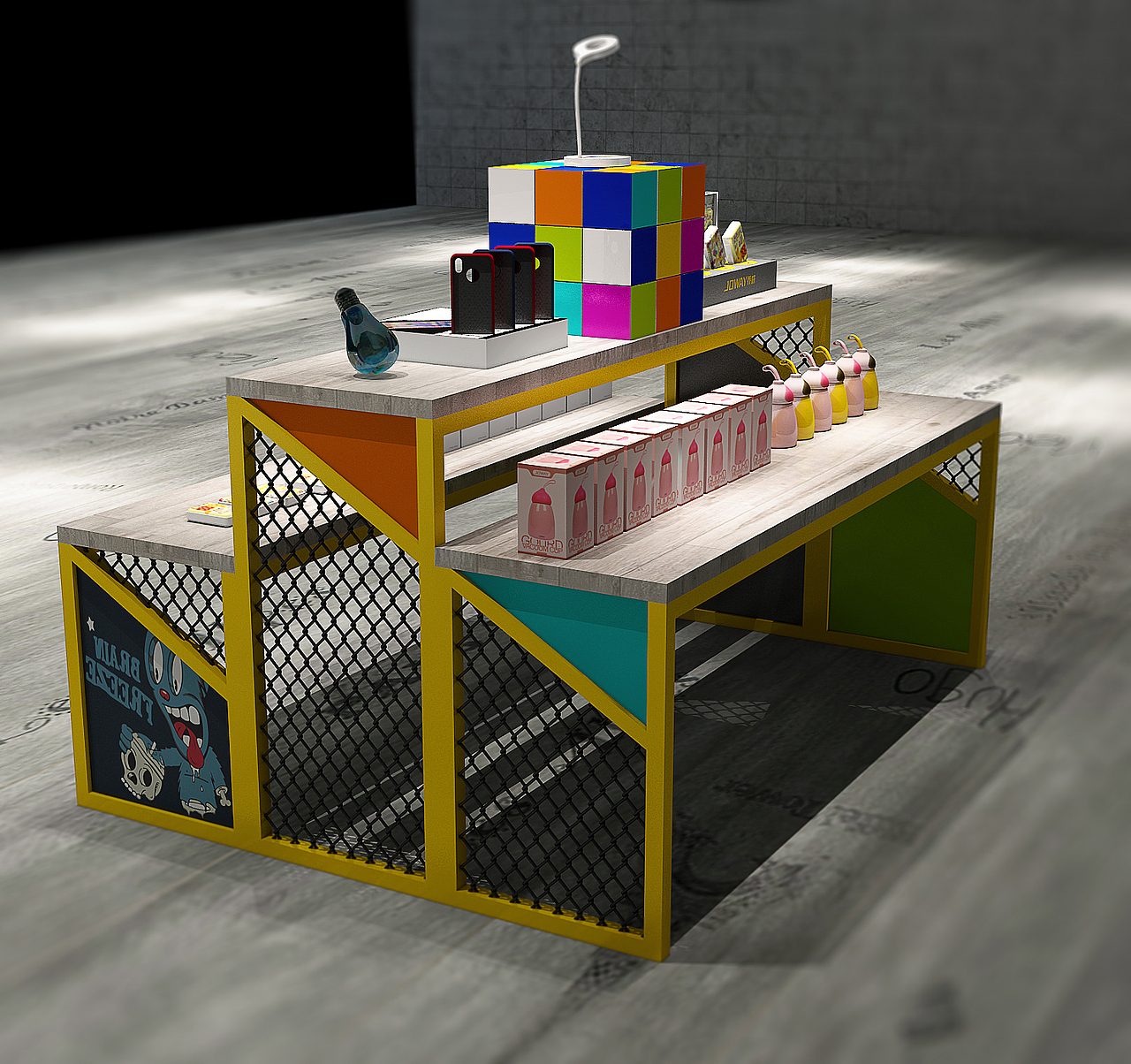 数码潮品展示柜