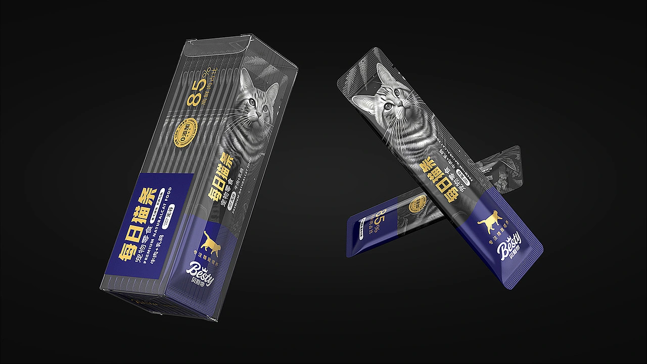 猫粮包装设计 宠物包装设计 宠物vi设计 宠物品牌设计