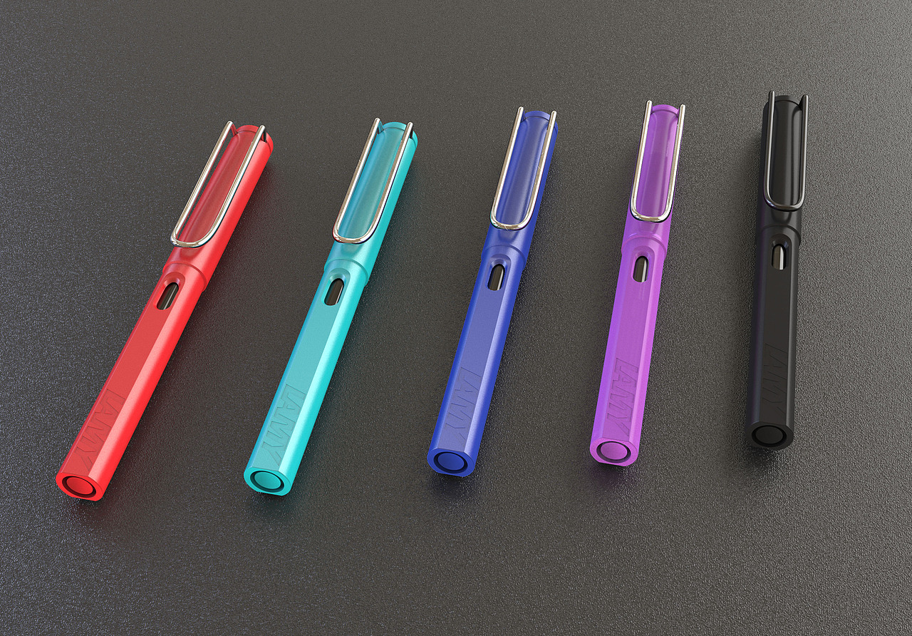 LAMY钢笔建模（图ZMTkyMzU3MTMy） - 生活用品 - 站酷设计师大鹏子原创素材 - 站酷ZCOOL