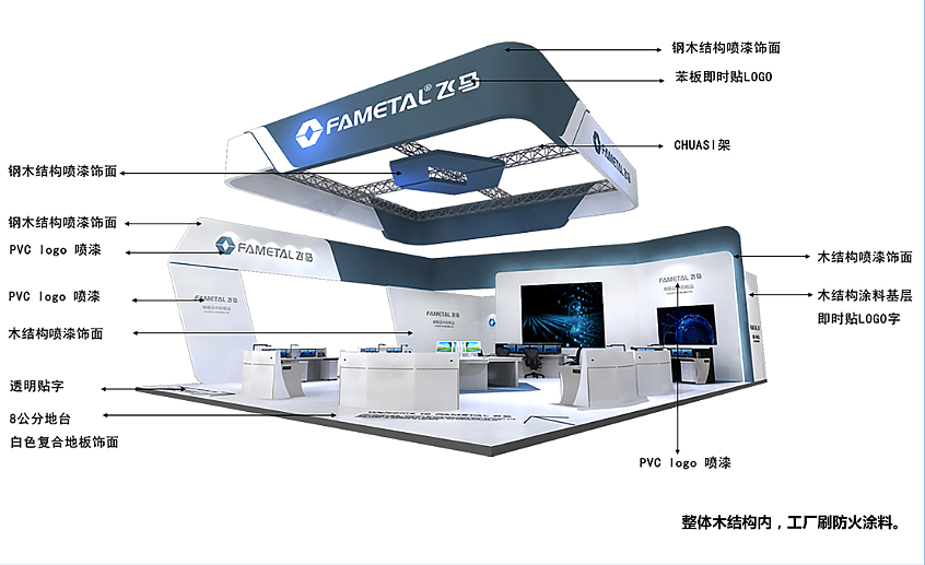 飞马展台设计（图ZMjkwMDA1MjQ0） - 展陈设计 - 站酷设计师纬度空间原创素材 - 站酷ZCOOL